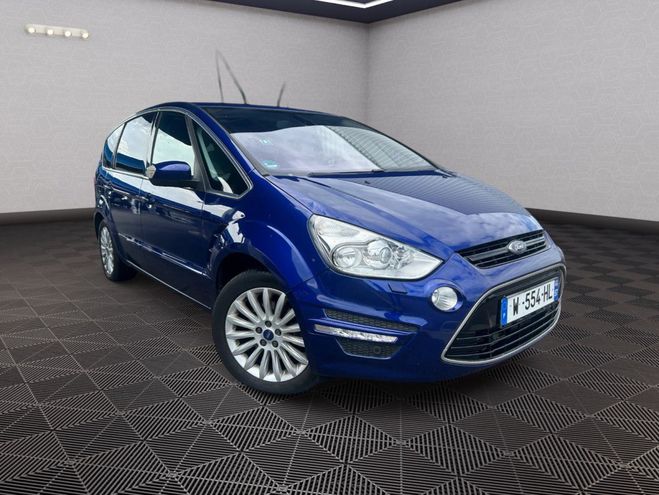 Ford S Max 2.0 TDCI 163 Titanium Powershift 7 Place Bleu de 2014