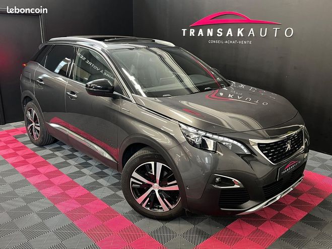 Peugeot 3008 130ch SS BVM6 GT Line TOIT OUVRANT SUIVI Gris de 2020