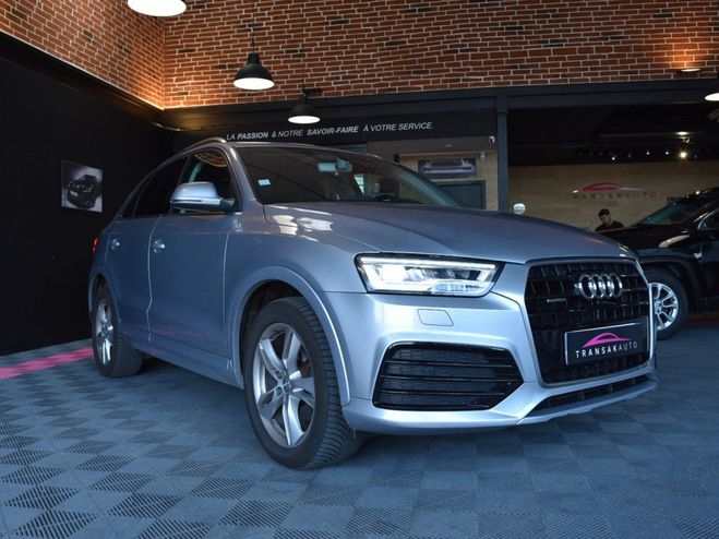 Audi Q3 2.0 TDI 150 ch S tronic 7 Quattro S line Gris de 2016
