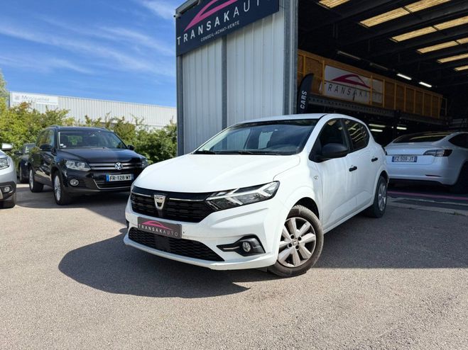 Dacia Sandero SCe 65 Essentiel - 1ER MAIN - SUIVI ENTR Blanc de 2021