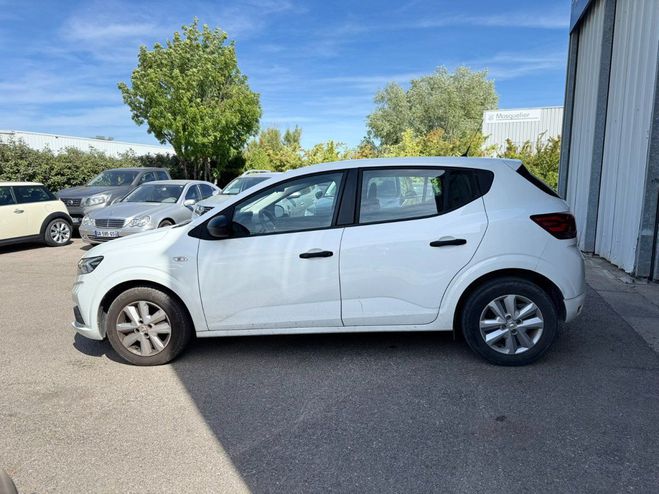 Dacia Sandero SCe 65 Essentiel - 1ER MAIN - SUIVI ENTR Blanc de 2021
