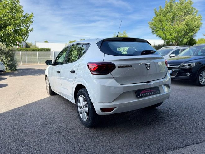 Dacia Sandero SCe 65 Essentiel - 1ER MAIN - SUIVI ENTR Blanc de 2021