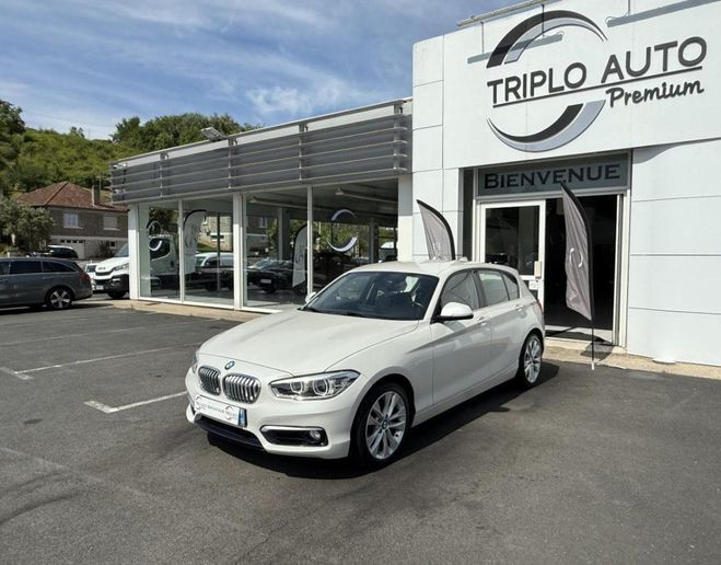 BMW Serie 1 118d xDrive BERLINE F20 UrbanChic GPS    BLANC de 2016