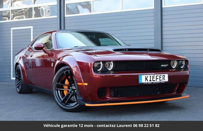 Dodge Challenger srt demon 6.4 v8 hors homologation 4500e Rouge de 2020