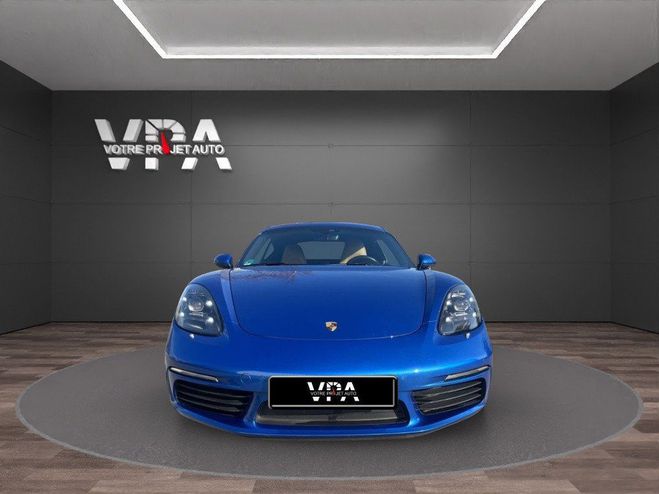 Porsche Cayman 718 S  PDK Pack Sport Chrono GT4 349ch Bleu de 2018