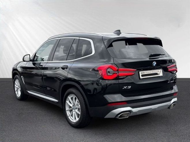 BMW X3 G01 LCI xDrive 20d 190ch BVA8 x Line Noir Black Saphire de 2023