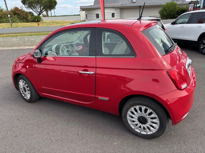 Fiat 500 SERIE 6 1.2 69 ch Lounge ROUGE FONCE de 2018