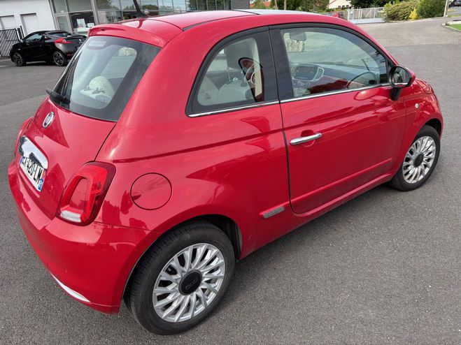 Fiat 500 SERIE 6 1.2 69 ch Lounge ROUGE FONCE de 2018