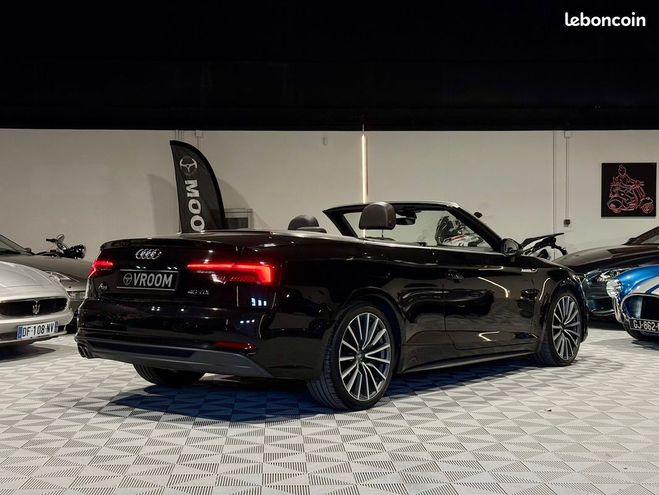 Audi A5 ii cabriolet 2.0 tdi 190 10cv s line tro Noir de 2019