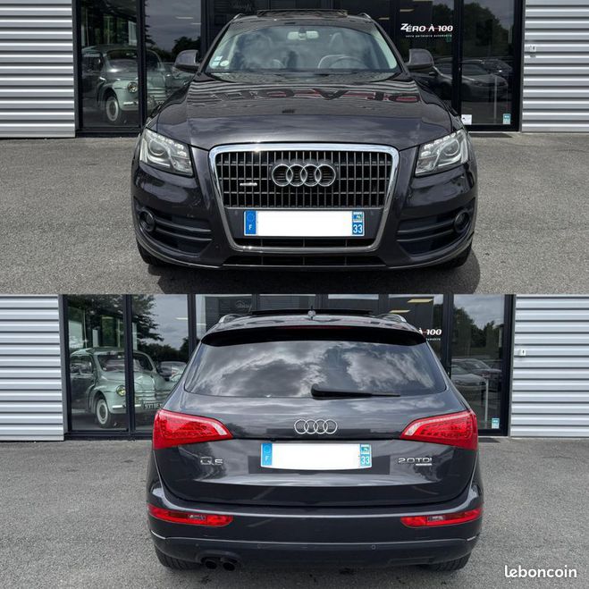 Audi Q5 2.0 tdi 170cv toit ouvrant panoramique Gris de 2010