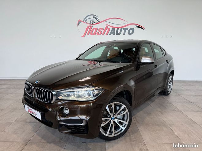 BMW X6 M50d XDRIVE 381cv-BVA-2015 Marron de 2015