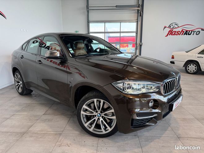 BMW X6 M50d XDRIVE 381cv-BVA-2015 Marron de 2015