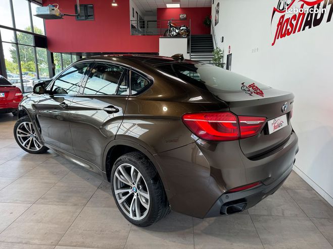 BMW X6 M50d XDRIVE 381cv-BVA-2015 Marron de 2015