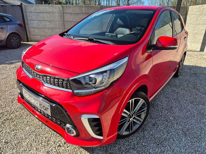 Kia Picanto 1.0i GT Line-- CARNET--CARPLAY-CAMERA-GA Rouge Mtallis de 