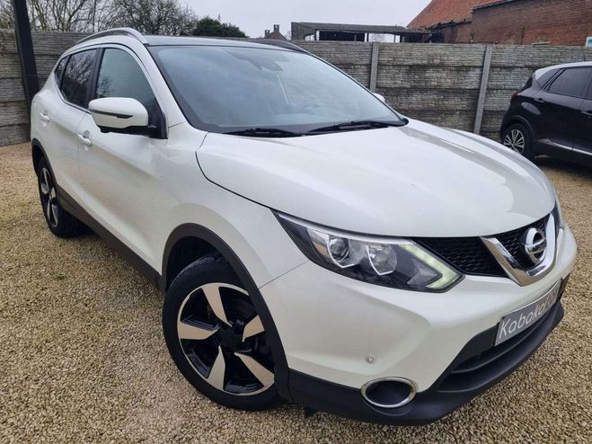 Nissan Qashqai 1.5 dCi Tekna-CARNET--GPS--CAMERA-USB--G Blanc Mtallis de 