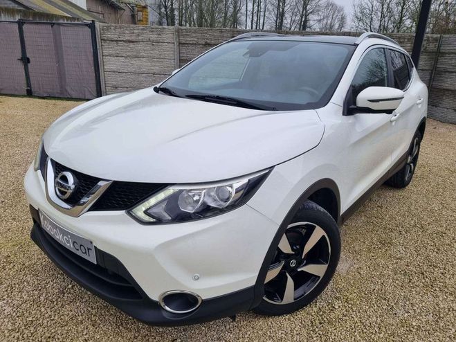 Nissan Qashqai 1.5 dCi Tekna-CARNET--GPS--CAMERA-USB--G Blanc Mtallis de 