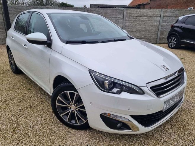 Peugeot 308 1.2 -- Allure --CARNET--GPS--CAMERA--GAR Blanc Mtallis de 