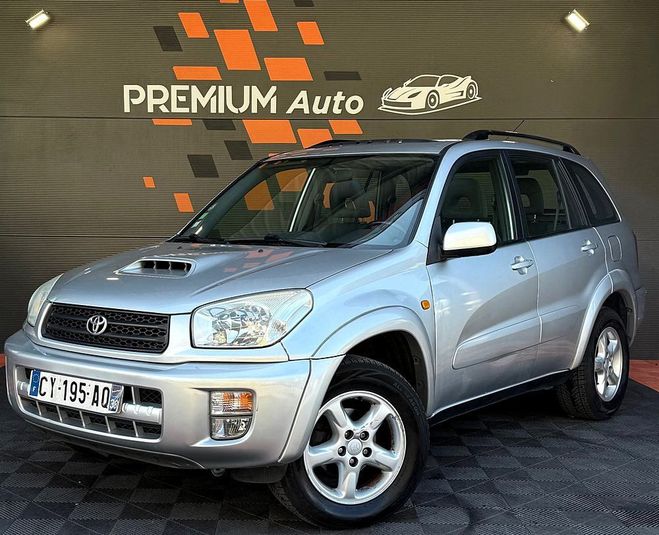 Toyota RAV 4 2.0 D4D 116 cv 4wd 4x4 4 roues motrices  Argent Mtallis de 2003