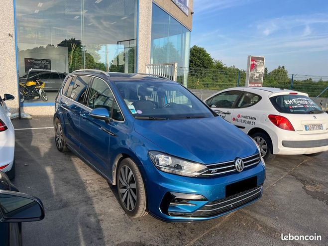 Volkswagen Touran R Line 5 places 150ch GPS-LED-RADAR AVAN Bleu de 2017
