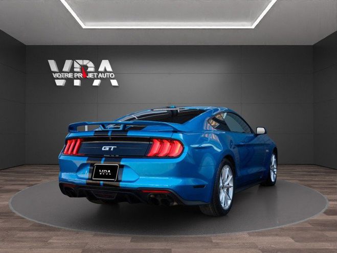 Ford Mustang  5.0 V8 GT 460ch BREMBO MagneRide CarPl Bleu de 2019