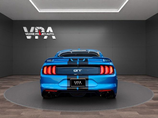 Ford Mustang  5.0 V8 GT 460ch BREMBO MagneRide CarPl Bleu de 2019