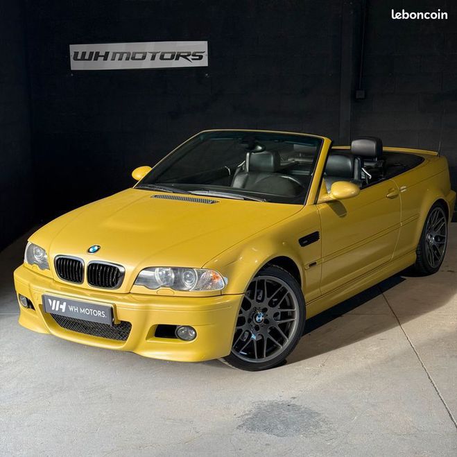 BMW M3 e46 3.2 343cv cabriolet garantie 6 mois Jaune de 2003