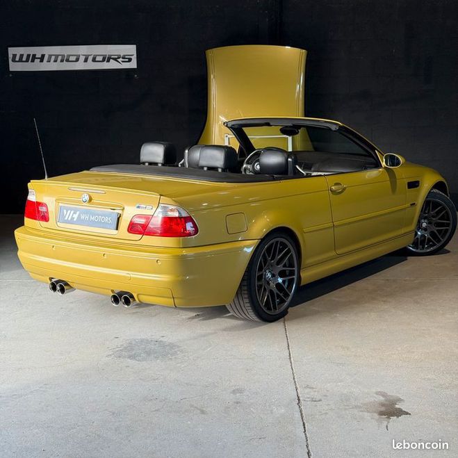 BMW M3 e46 3.2 343cv cabriolet garantie 6 mois Jaune de 2003