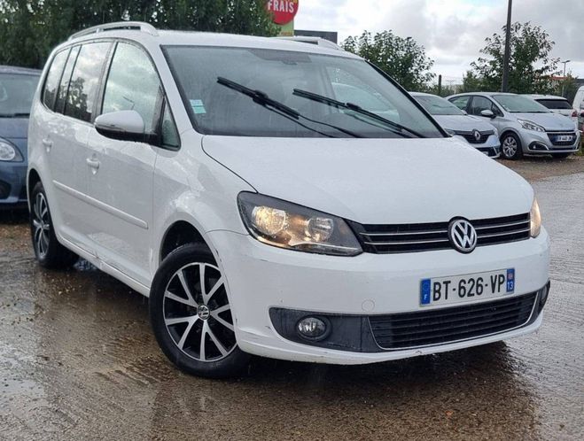 Volkswagen Touran II 1.6 TDI 105 FAP BlueMotion Technology BLANC de 2011