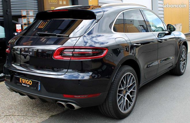 Porsche Macan 3.0 V6 340 S PDK PASM CHRONO TOIT PANORA Noir de 2015