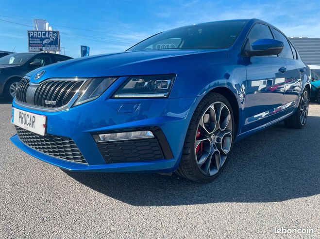 Skoda Octavia 2.0 TSI 230 RS DSG6 1re MAIN Bleu de 2018