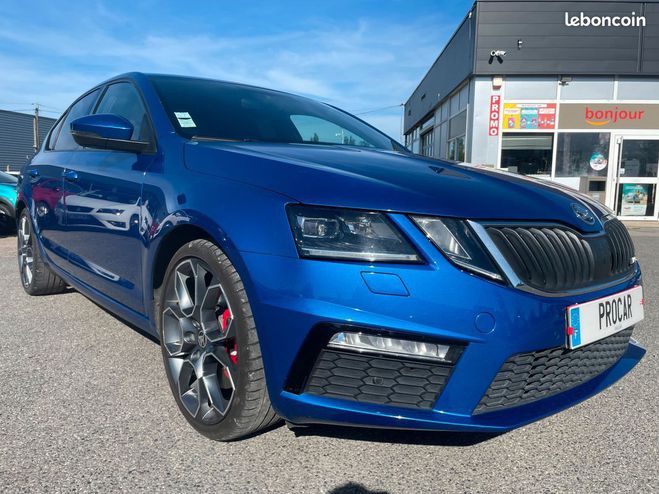 Skoda Octavia 2.0 TSI 230 RS DSG6 1re MAIN Bleu de 2018