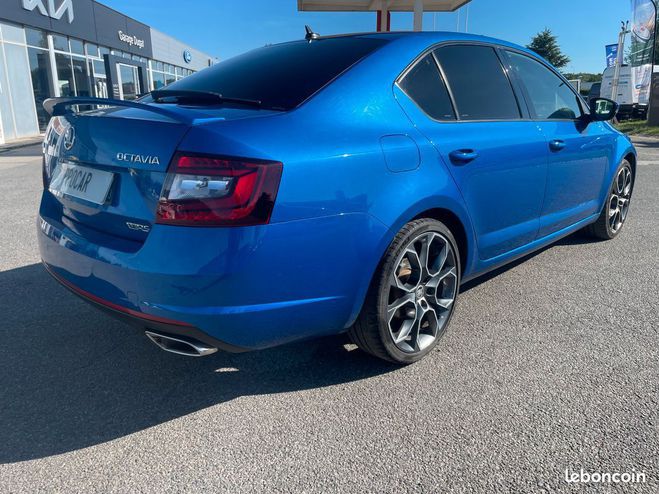 Skoda Octavia 2.0 TSI 230 RS DSG6 1re MAIN Bleu de 2018