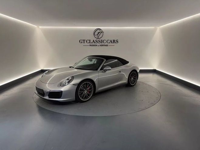 Porsche 911 991 2 CABRIOLET 3.0 420 CARRERA 4S Argent Gt Mtallise de 2016
