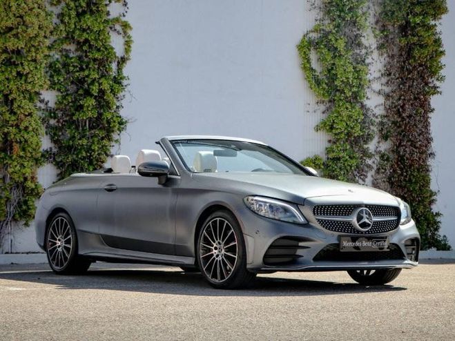 Mercedes Classe C Cabriolet 200 184ch AMG Line 9G-Tronic E Gris Slnite Magno Designo de 2018