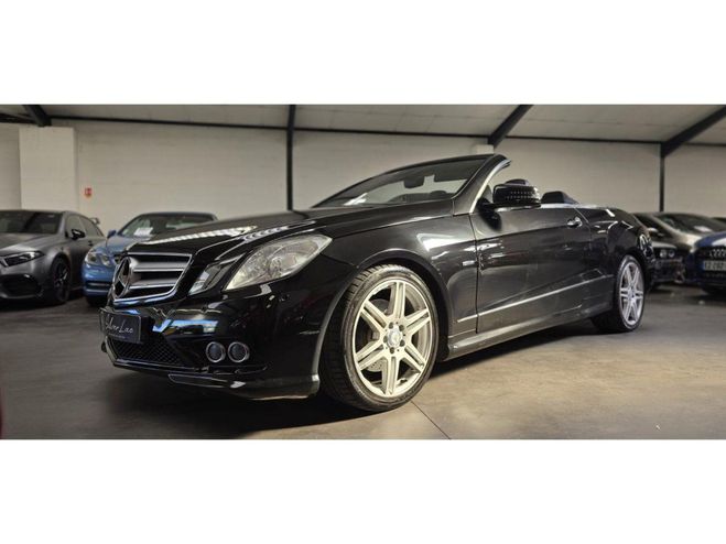 Mercedes Classe E E200 200 CGI CABRIOLET BVA PACK AMG LINE NOIR de 2011