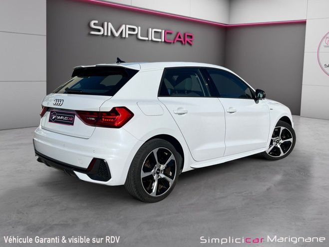 Audi A1 Sportback 30 TFSI 110 ch BVM6 S Line-CAR Blanc de 2022