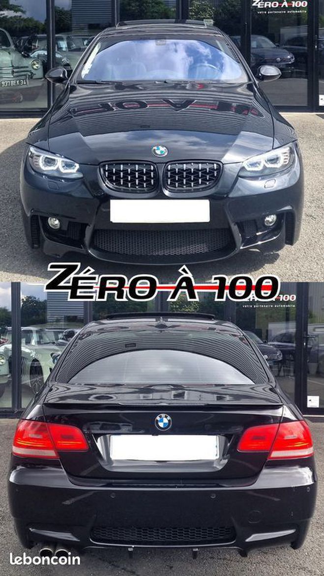 BMW Serie 3 Coup 325i E92 3.0L 218 ch Bote Meca Pa Noir de 2008