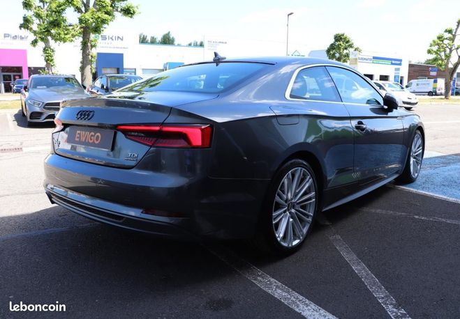 Audi A5 COUPE 2.0 40 TDI 190ch S-LINE QUATTRO BV Gris de 2017