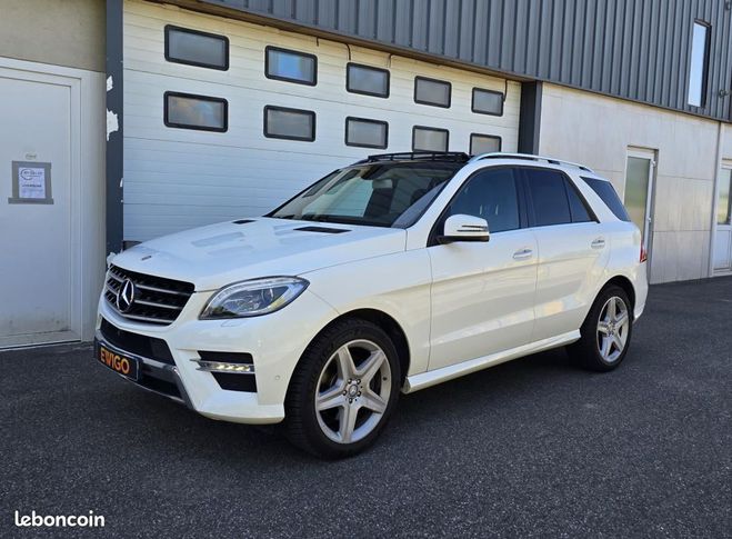 Mercedes Classe ML M/ML M 350 258ch 4MATIC FASCINATION PACK Blanc de 2015