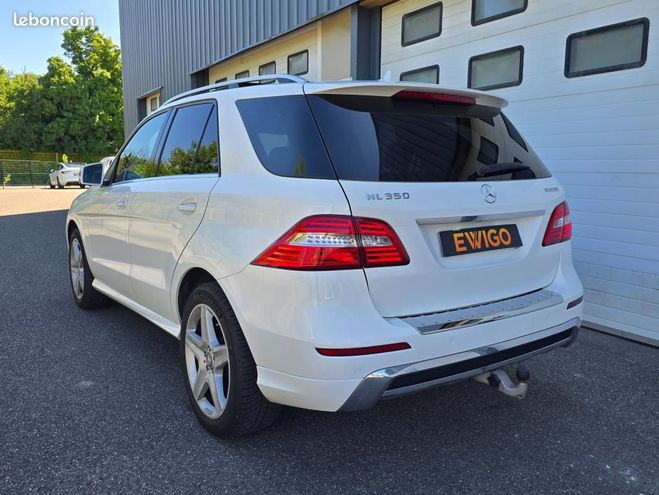 Mercedes Classe ML M/ML M 350 258ch 4MATIC FASCINATION PACK Blanc de 2015