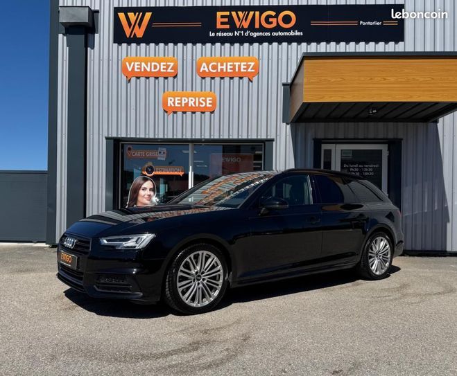 Audi A4 Avant 2.0 TDI 190ch S-LINE QUATTRO S-TRO Noir de 2017