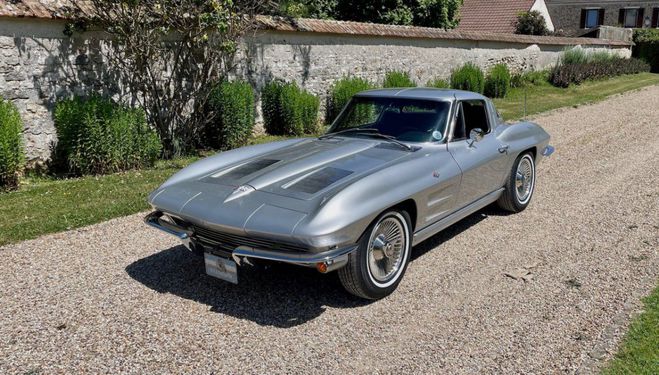 Chevrolet Corvette C2 split window 1963 Gris Mtal de 1963
