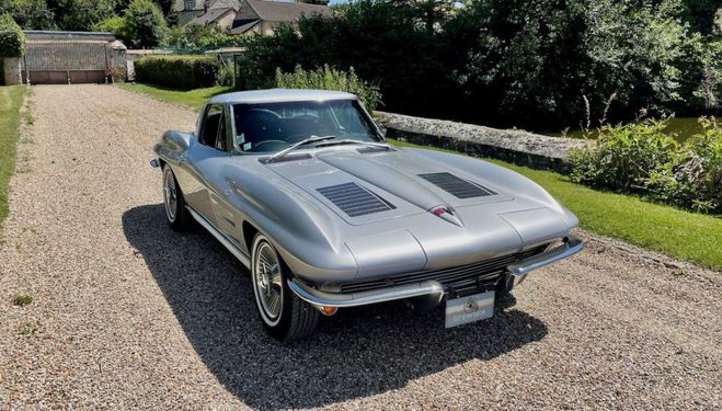 Chevrolet Corvette C2 split window 1963 Gris Mtal de 1963