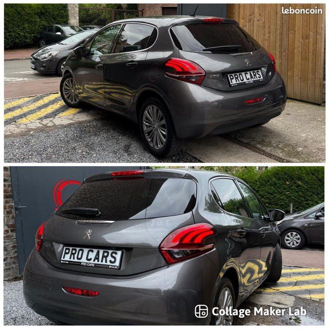 Peugeot 208 1,6hdi allure Gris de 2018