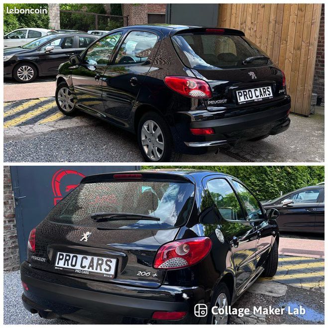 Peugeot 206 206  1,4 HDI 70Ch Noir de 2010