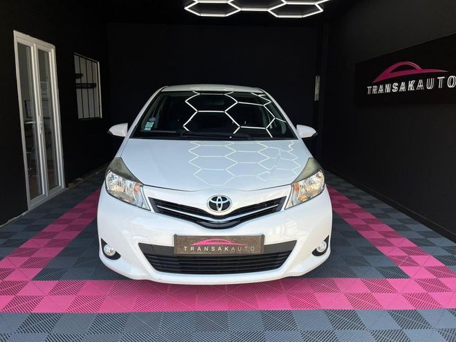 Toyota Yaris 69 VVT-i Active CAMERA / RETROS VITRES A Blanc de 2012