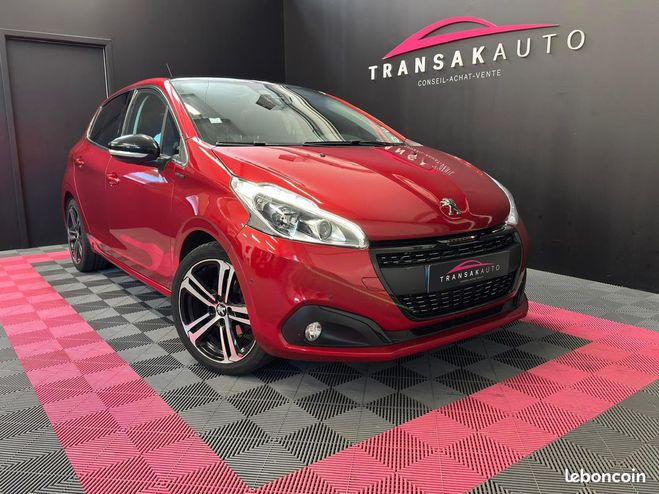 Peugeot 208 110ch BVM6 GT Line SECONDE MAIN DISTRIBU Rouge de 2019