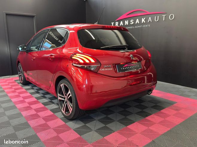 Peugeot 208 110ch BVM6 GT Line SECONDE MAIN DISTRIBU Rouge de 2019