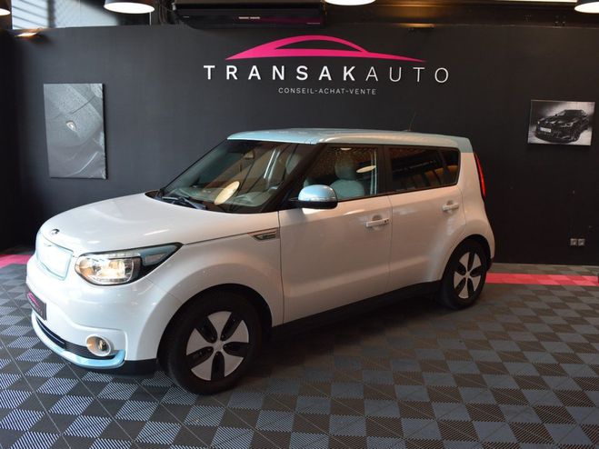 Kia Soul EV Electrique 110 ch Ultimate Blanc Bleu Ciel de 2016