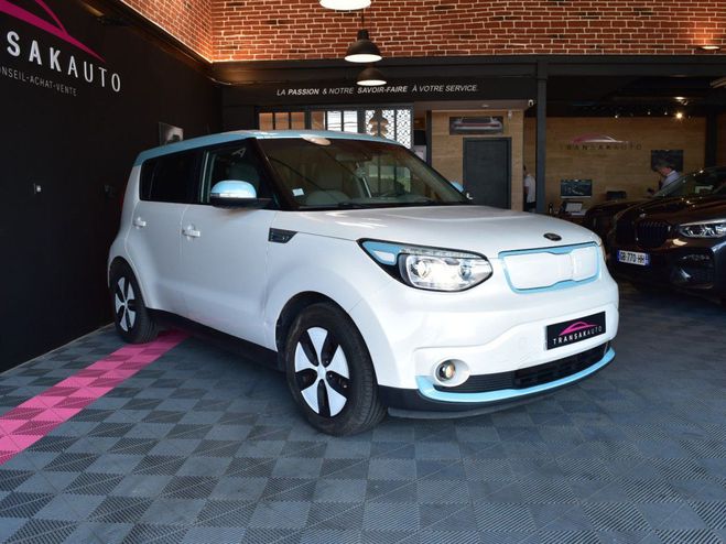 Kia Soul EV Electrique 110 ch Ultimate Blanc Bleu Ciel de 2016